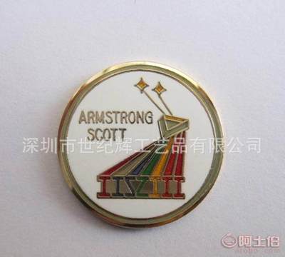 世紀輝廠家直銷金屬仿琺瑯紀念?；栈照?定制紀念的精湛工藝